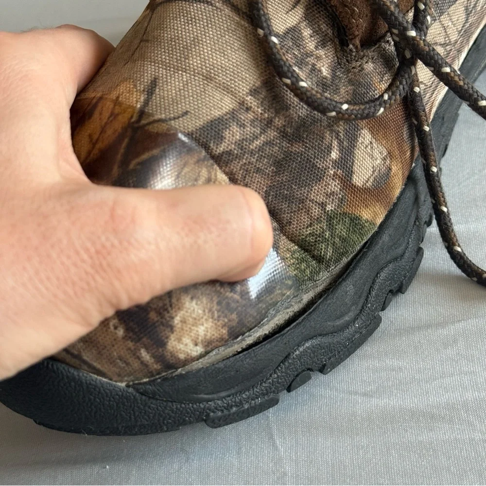 Herman Survivors Leather Camo Water Resistant Hunting 800g Work Boots Mens‎ 12W